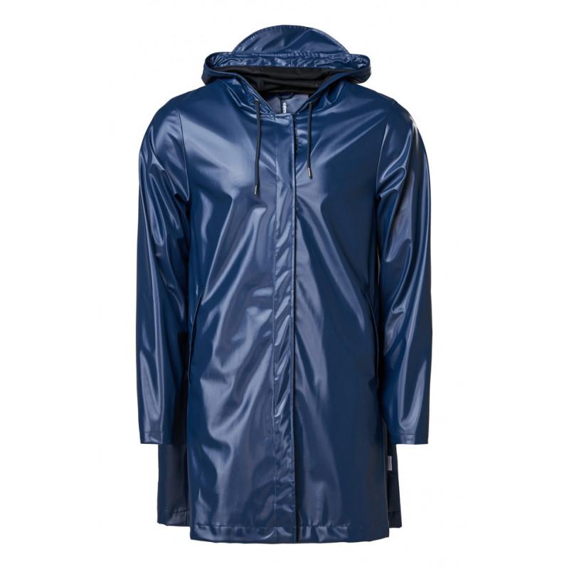 A-line Jacket Shiny Blue