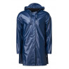 A-line Jacket Shiny Blue