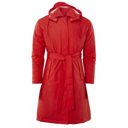 W Trench Coat Red