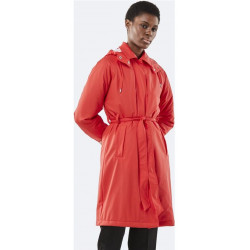 W Trench Coat Red