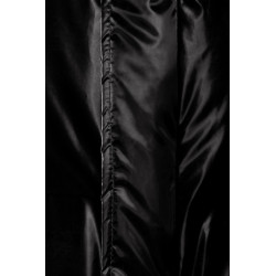 Boxy Puffer Jacket Velvet Black